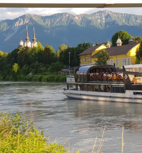 MS Landskron auf der Drau in Villach